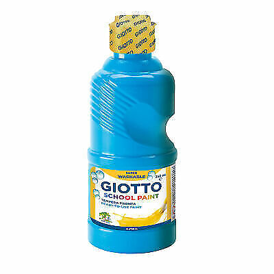 Tempera Pronta 250Ml Lavabile Giotto Cyano