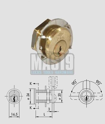 SERRATURA A LEVETTA CISA 72210-16