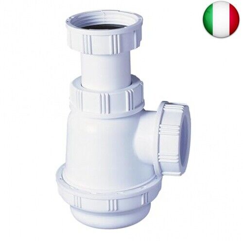 Wirquin SP3178 - Sifone per lavello/bidet, modello corto