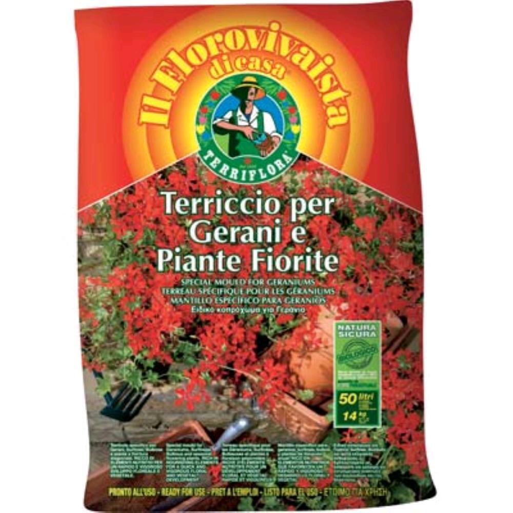 Terriccio Gerani E Piante Fiorite Terriflora Lt 20 (168) - 1 Pz