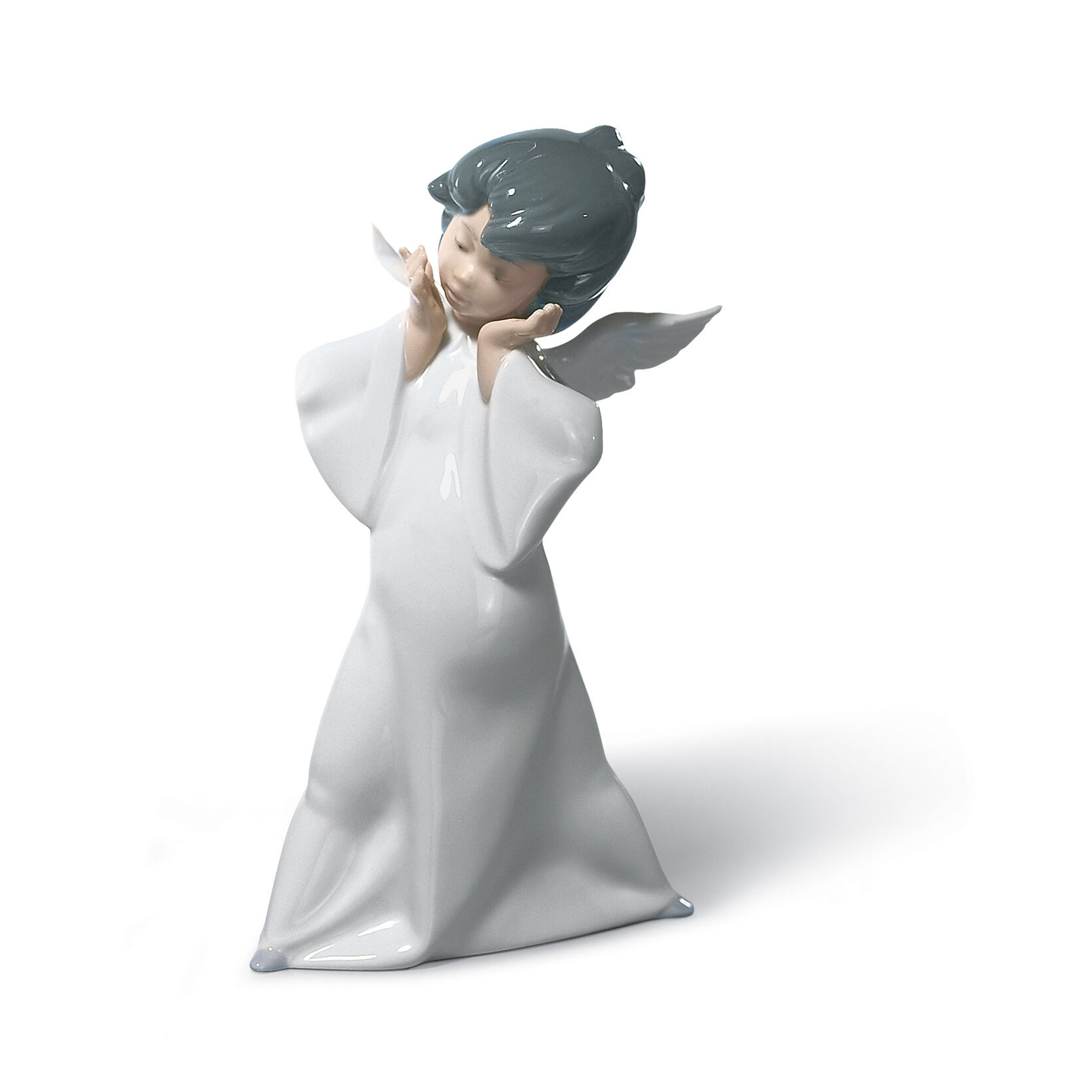 LLADRO' Figura Statuina Angioletto Decorazione di Natale 22cm Porcellana