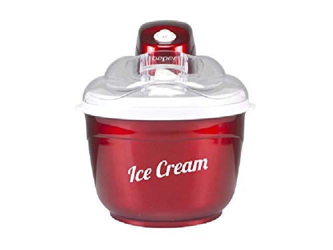 Beper P102GEL001 Gelatiera Automatica 1,5L,12W, Ciotola refrigerante in allumini