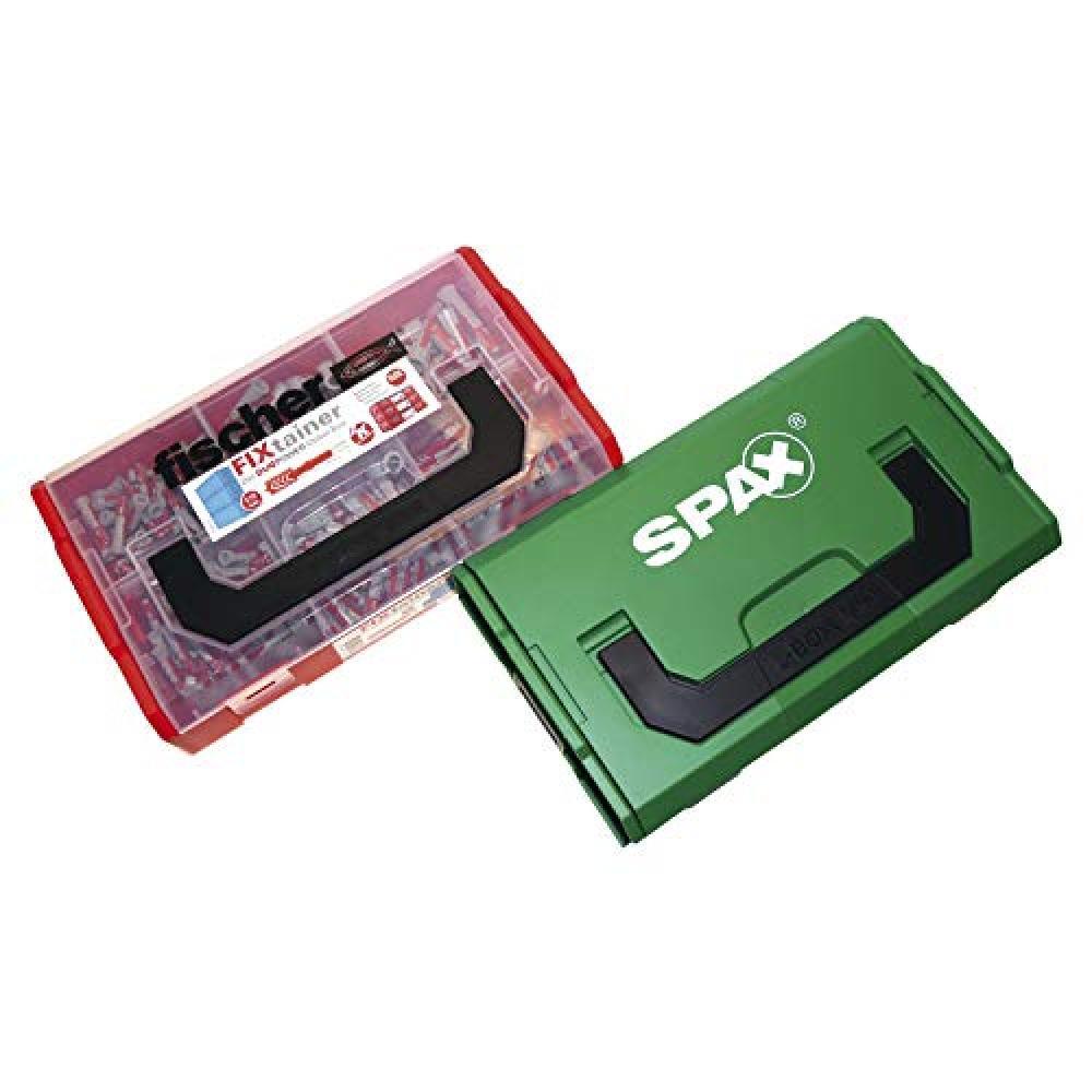 (TG. Fischer | Spax) SECOTEC 118500218 Fischer Ö SPAX - Set di tasselli e viti,