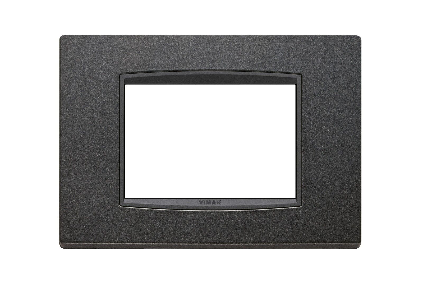 VIMAR 20653.15 PLACCA CLASSIC 3 MODULI ANTRACITE MATT SERIE EIKON