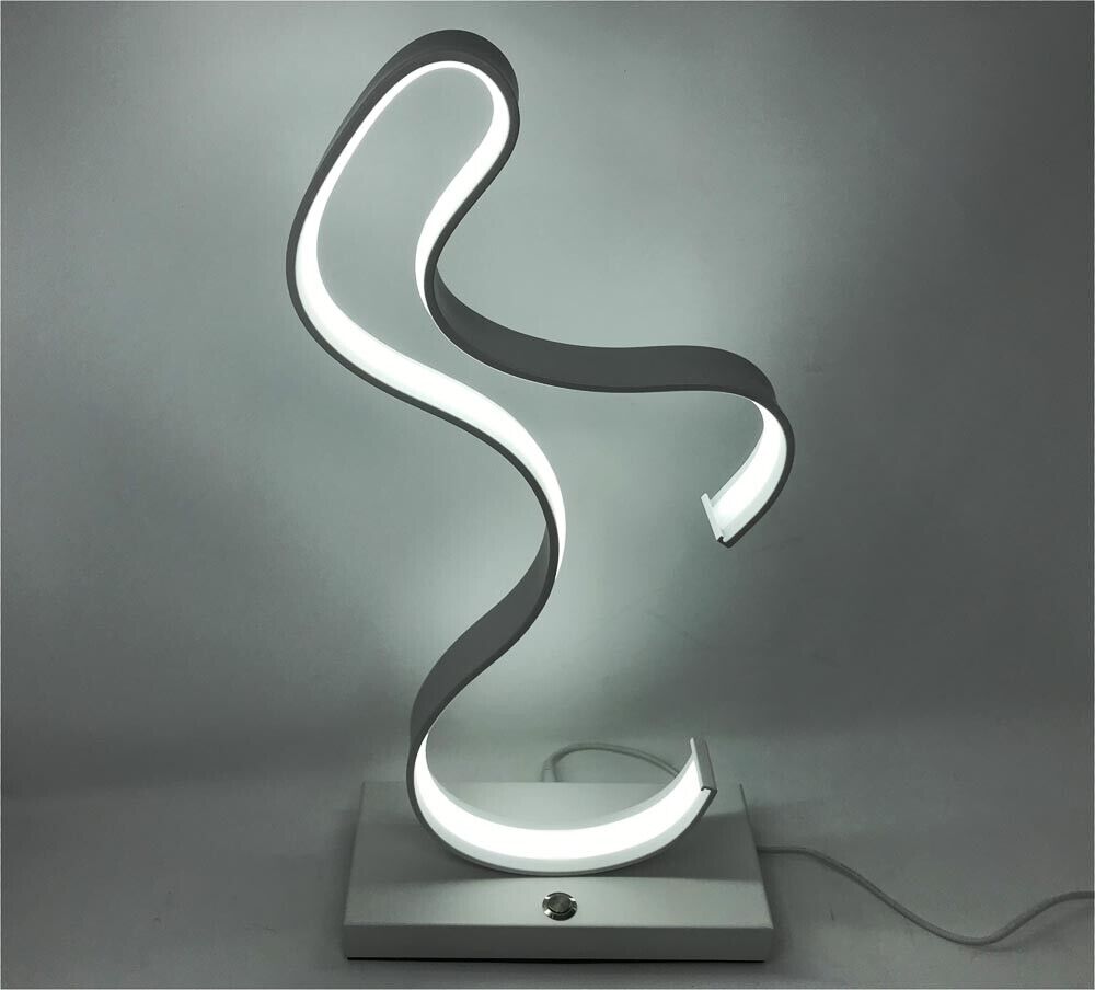 Lume da comodino 12 w lampada led luce bianca stile moderno