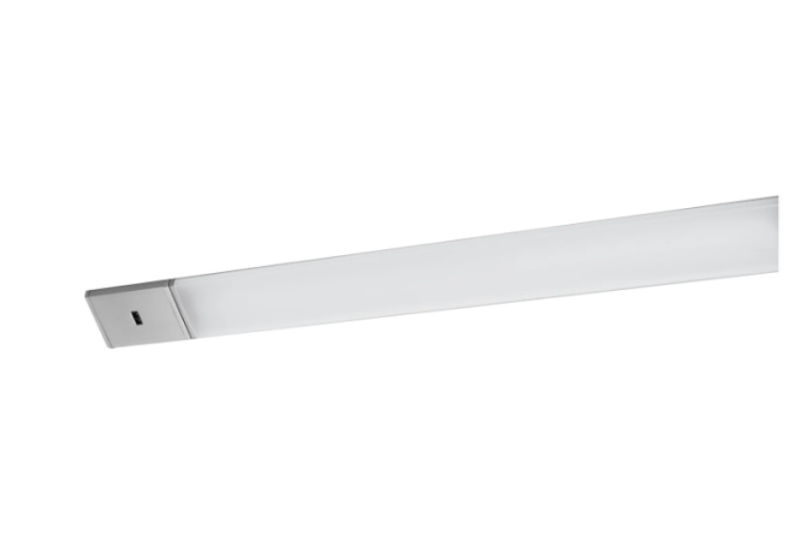 Lampada led ad angolo con sensore Ledvance Corner da 55cm 12W 3000K argento - LU