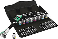 Wera 8100 SB 9 Zyklop Steckschlüsselsatz zöllig 29teilig 05004049001 05004049001