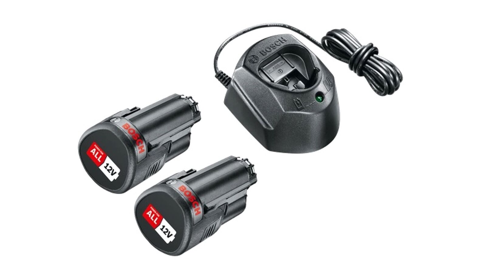Bosch Home and Garden Akku Starter Set (2 Akku,12 Volt System, im Karton)