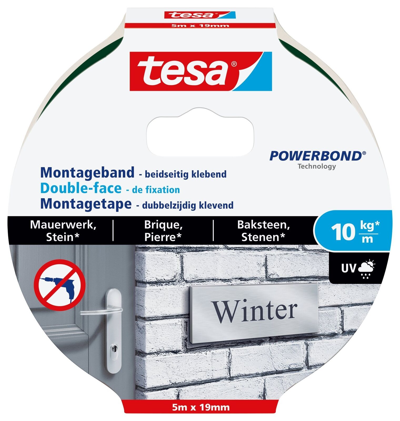 tesa Mounting Tape for Brick & Stone 10kg/m