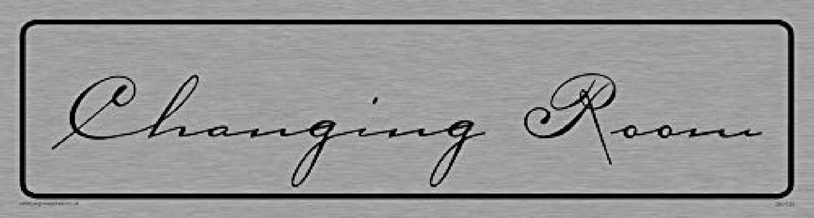 Viking segni dv1131-l26-ms spogliatoio" Door Sign, Caramel font, 1 mm, in acciai