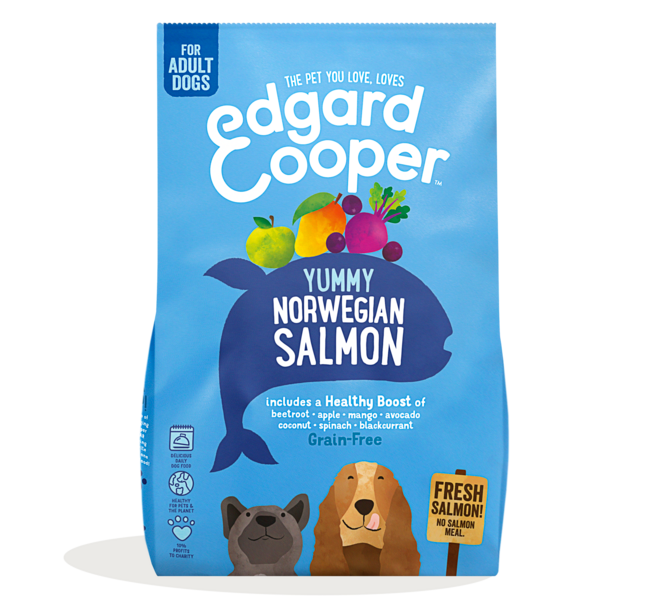 Edgard Cooper - Crocchette per Cani Adulti - Salmone Fresco Norvegese 700 g