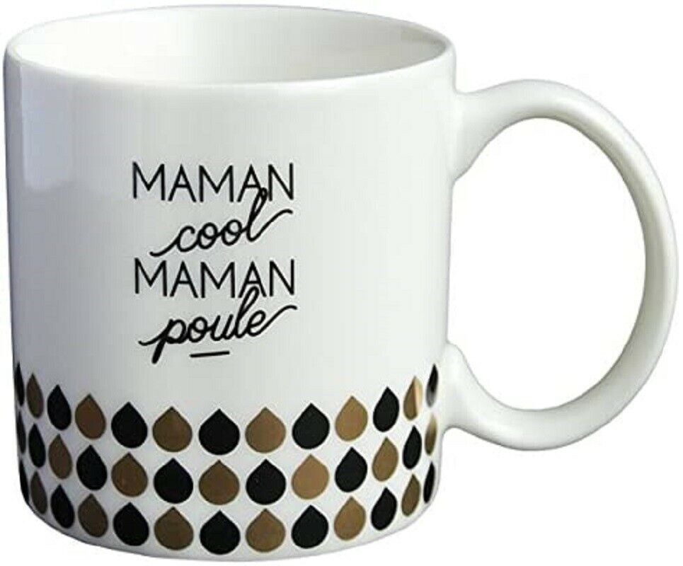 Tazza Mug Collezione Black & Oro Nero E Oro Coppa Mamma Cool Mamma Nubilato