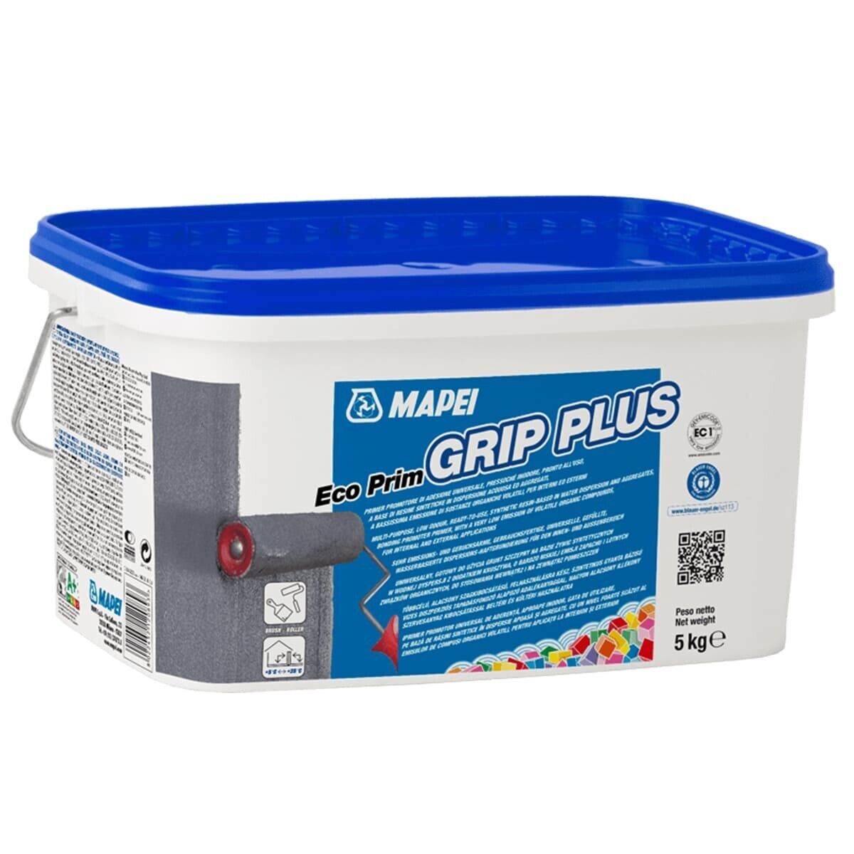 MAPEI ECO PRIM GRIP PRIMER KG.5 PRIMER A BASE DI RESINE SINTETICHE ACRILICHE