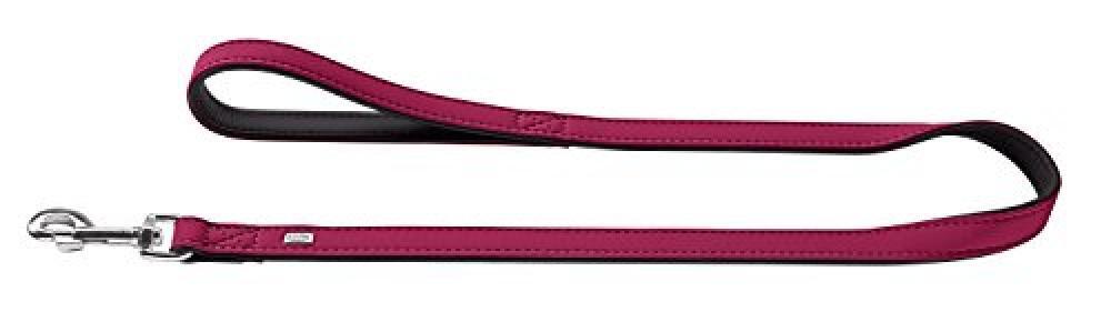 HUNTER Guinzaglio Softie, 20/100lampone/nero, Salilpelle - NUOVO
