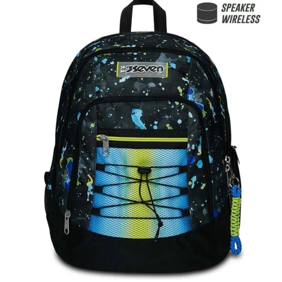 ZAINO SCUOLA SEVEN ADVANCED FLUO STRING BOY
