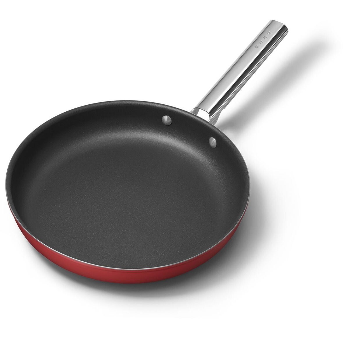 SMEG PADELLA CM 30 ROSSO ALLUMINIO ANTIADERENTE COOKWARE INDUZIONE 3 2023