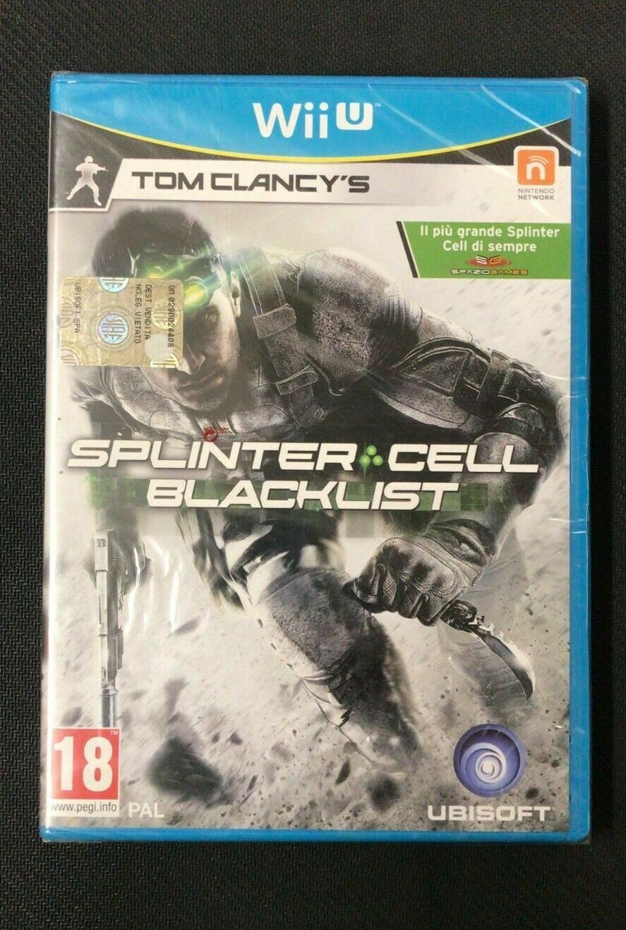 TOM CLANCY'S SLINTER CELL BLACKLIST WII U NUOVO ITALIANO WIIU UBISOFT