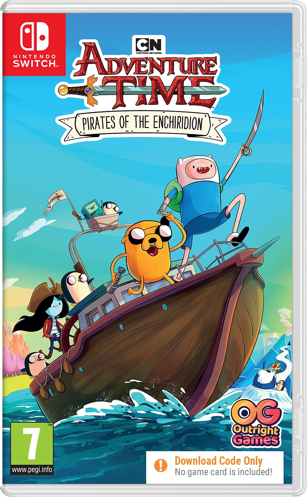 Adventure Time: Pirates of the Enchiridan (CIAB - Code In A Bo (Nintendo Switch)