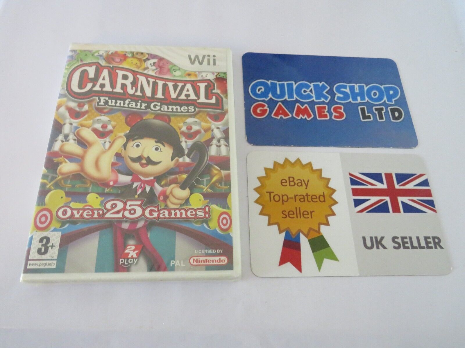 Carnival Giochi - Nintendo Wii - Nuovo Sigillato UK Pal Version- Funfair Giochi