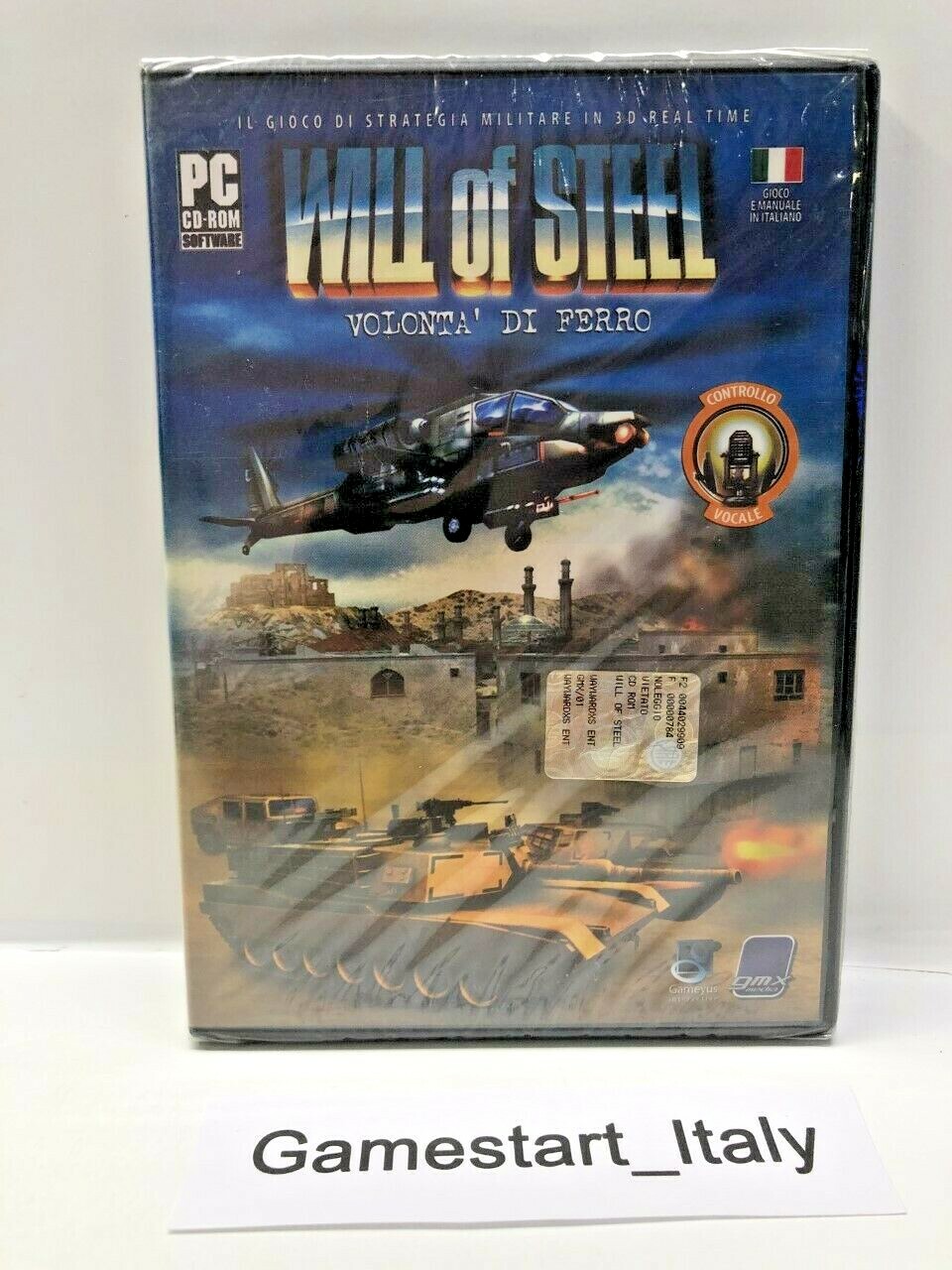 WILL OF STEEL VOLONTA' DI FERRO - PC COMPUTER - VIDEOGIOCO NUOVO SIGILLATO