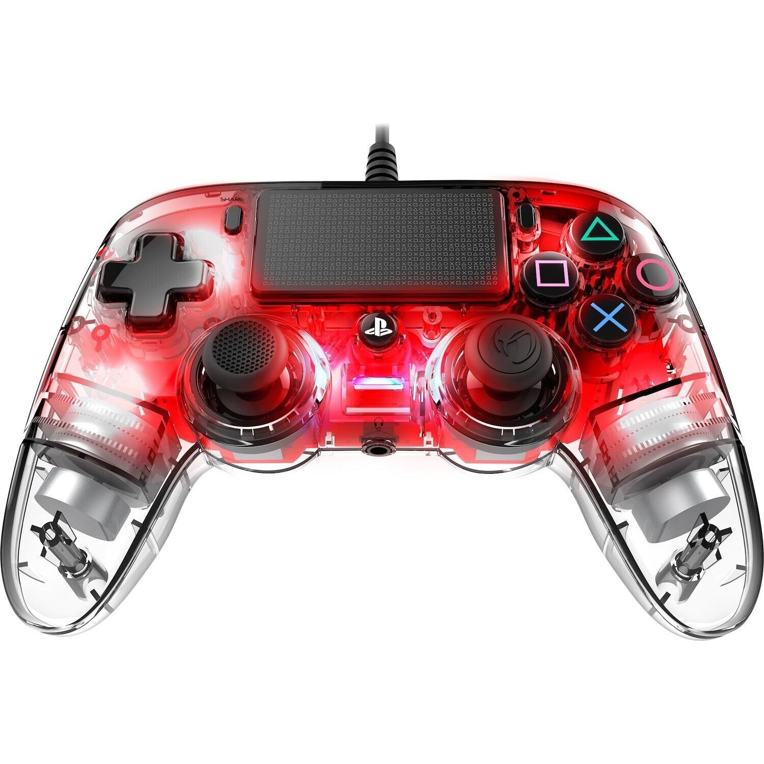 Nacon PS4 Pad Compact Light Red Wired Controller