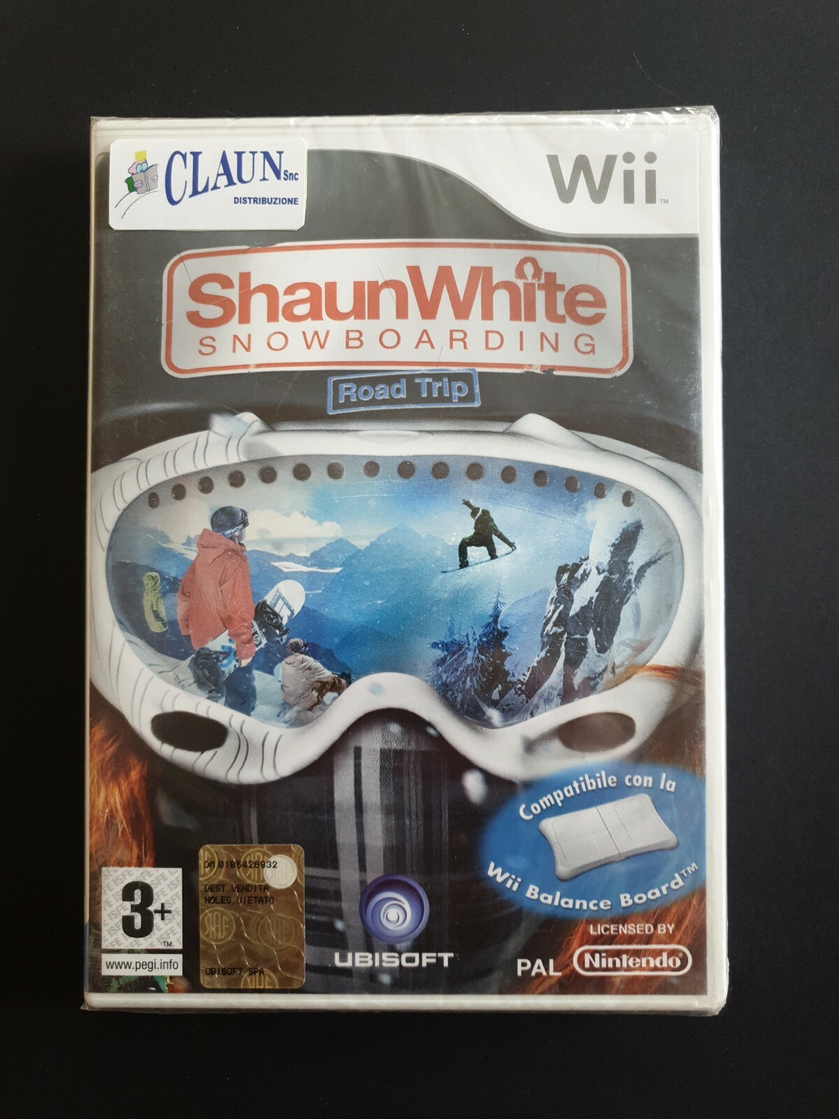 SHAUN WHITE SNOWBOARDING: ROAD TRIP NINTENDO WII WII.U -Pal- Nuovo Sigillato