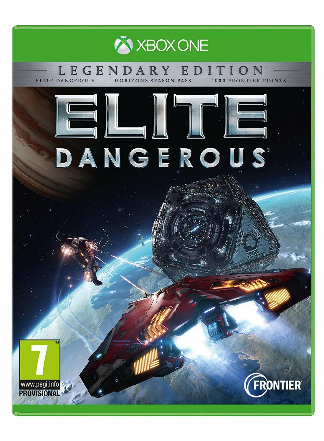 ELITE DANGEROUS LEGENDARY EDITION + HORIZONS SEASON PASS XBOX ONE PAL NUOVO NEW