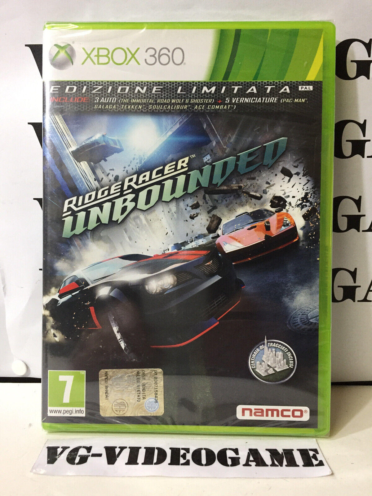 RIDGE RACER UNBOUNDED, EDIZIONE LIMITATA,  XBOX 360, NUOVO