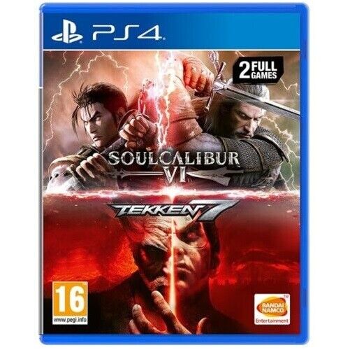 TEKKEN 7 + SOULCALIBUR VI 6 BUNDLE 2 GIOCHI PS4 ITALIANO PLAYSTATION 4 NUOVO