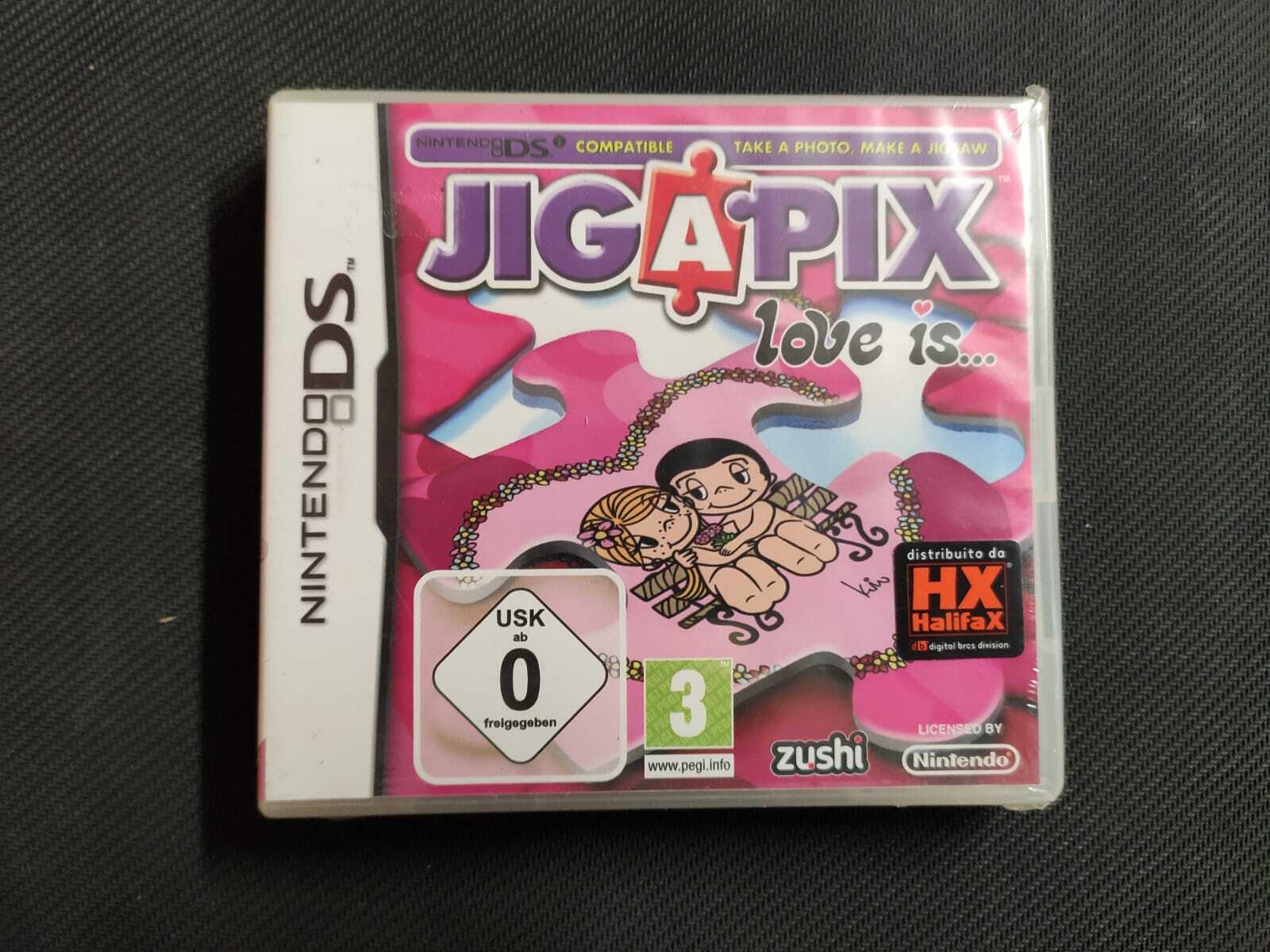 JIGAPIX LOVE IS... NINTENDO DS NUOVO ZUSHI HALIFAX