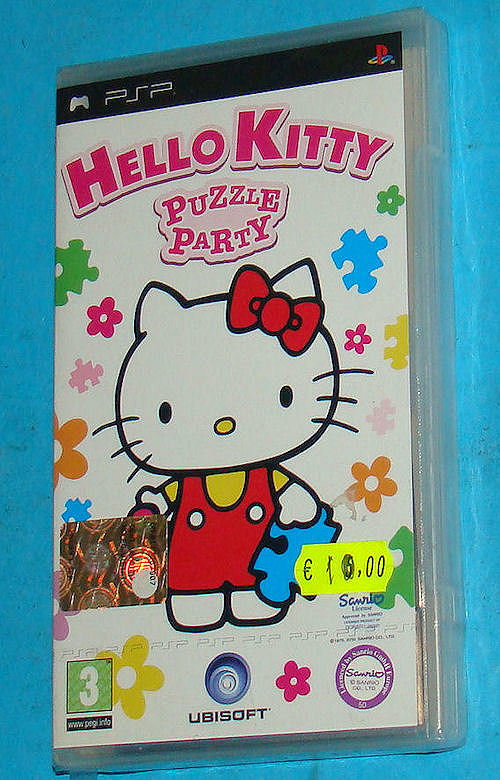 Hello Kitty - Puzzle Party - Sony PSP - PAL New Nuovo Sealed