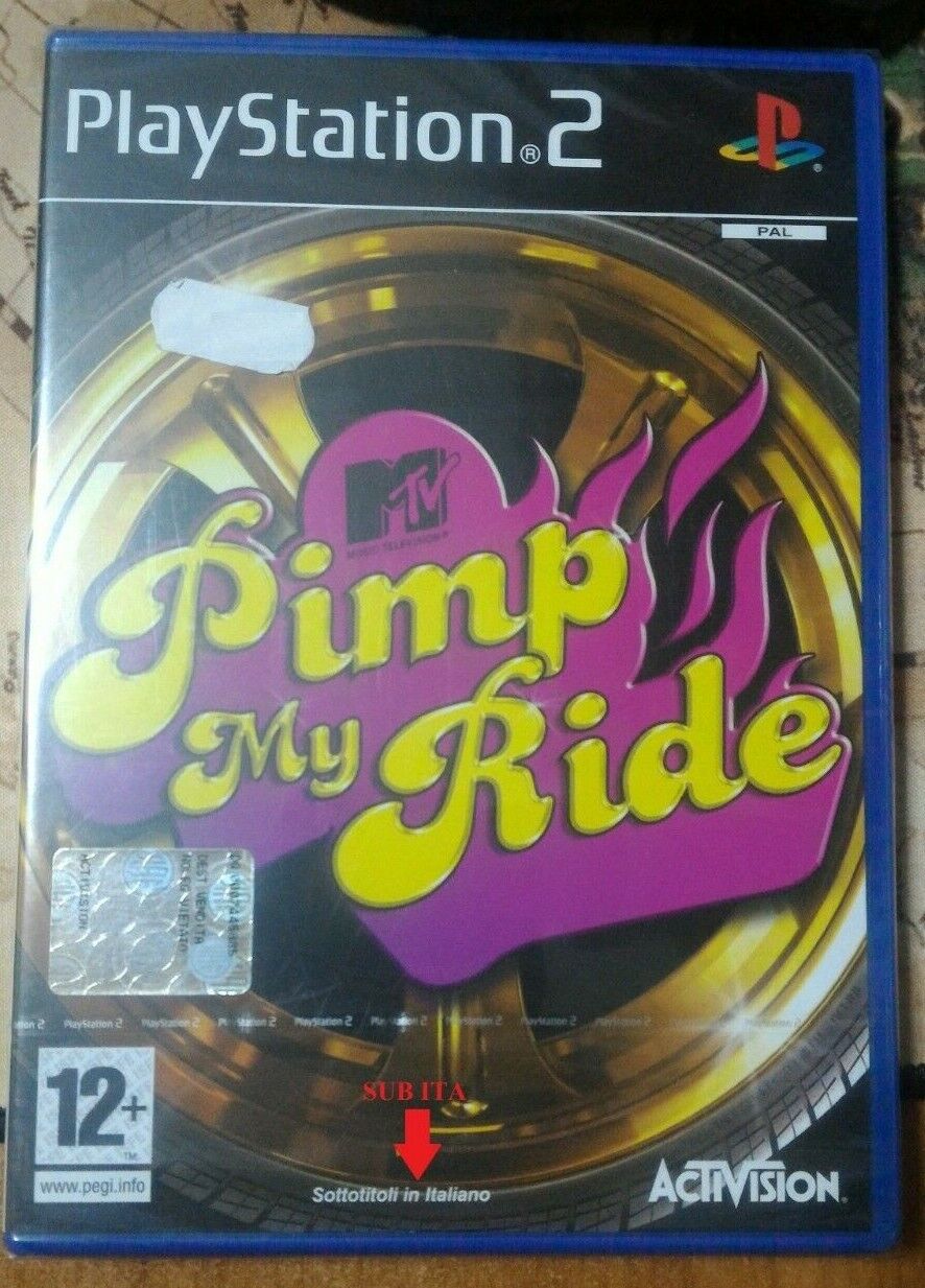 PS2 PAL ENG sub ITA Pimp My Ride NUOVO Sigillato