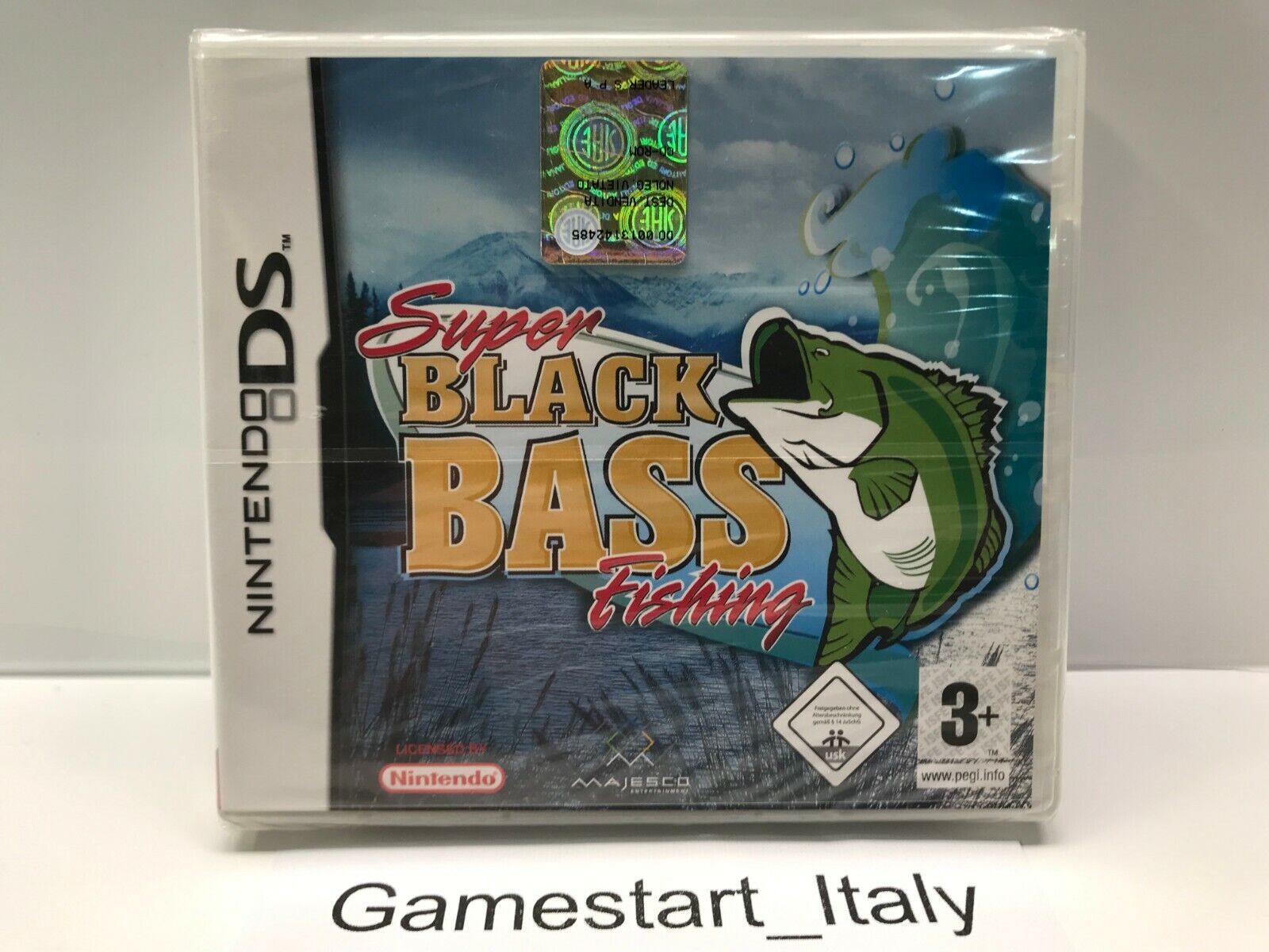 SUPER BLACK BASS FISHING - NINTENDO DS - GIOCO NUOVO SIGILLATO PAL - NEW SEALED
