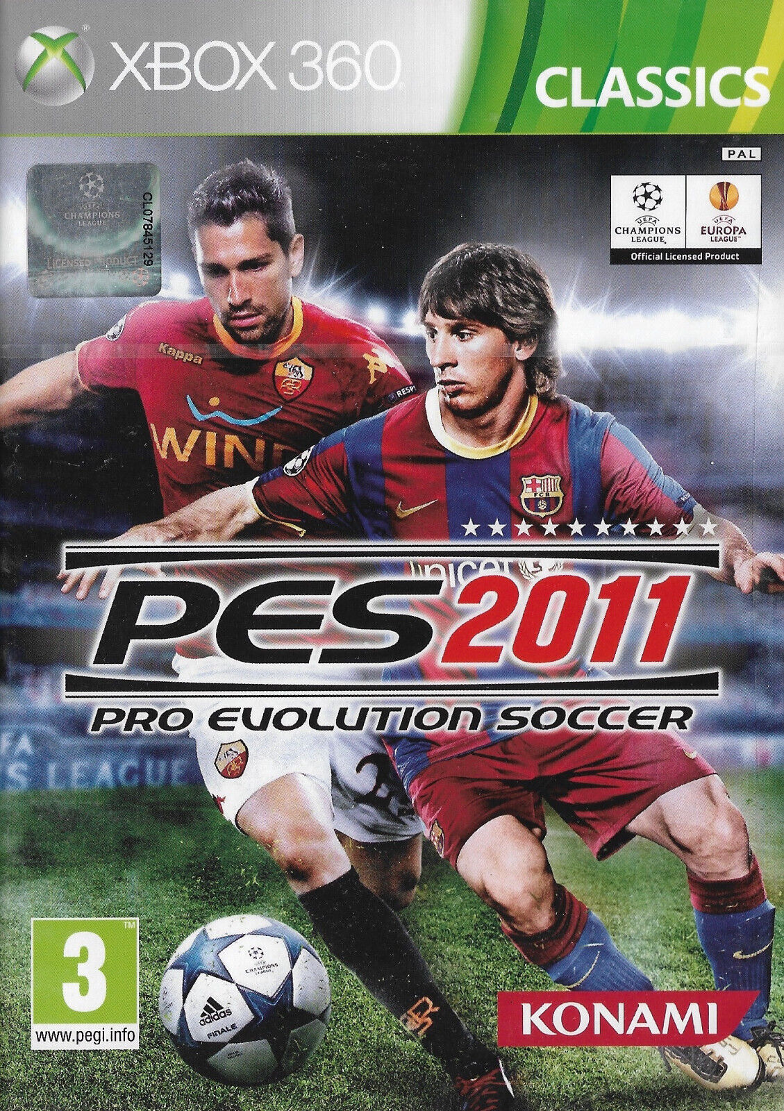 PRO EVOLUTION SOCCER 2011 (CLASSICS)
