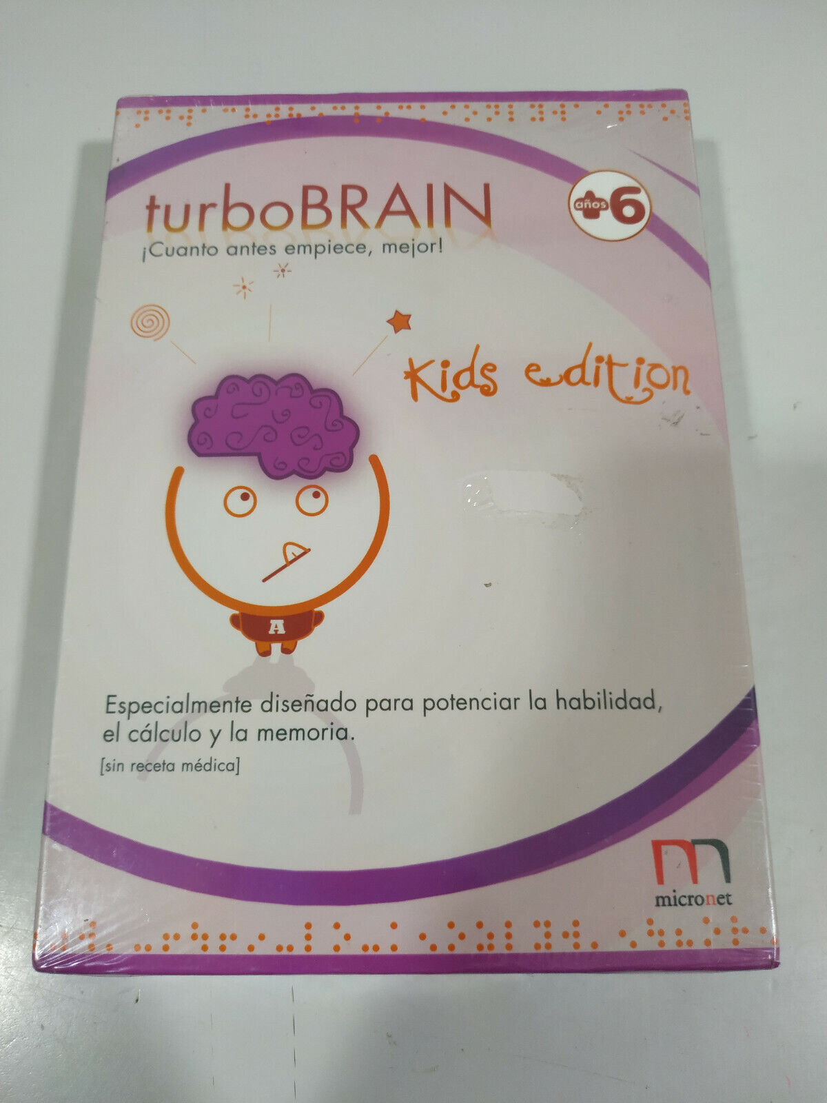 Turbo Brain Kids Edition Micronet - Gioco per PC Cd-rom Spagna nuevo