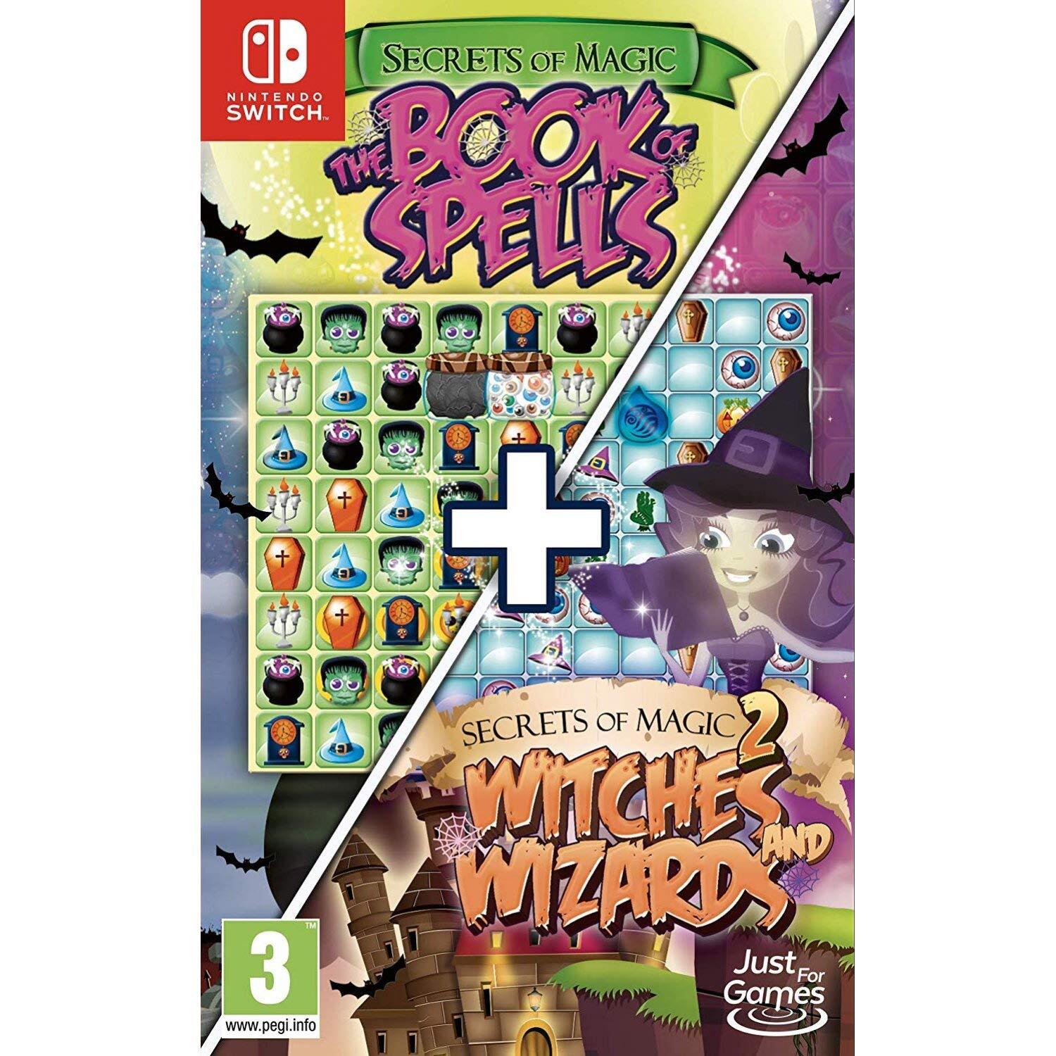 Secrets of Magic: THE Book Of Spells + Secrets of Magic 2: Wit (Nintendo Switch)