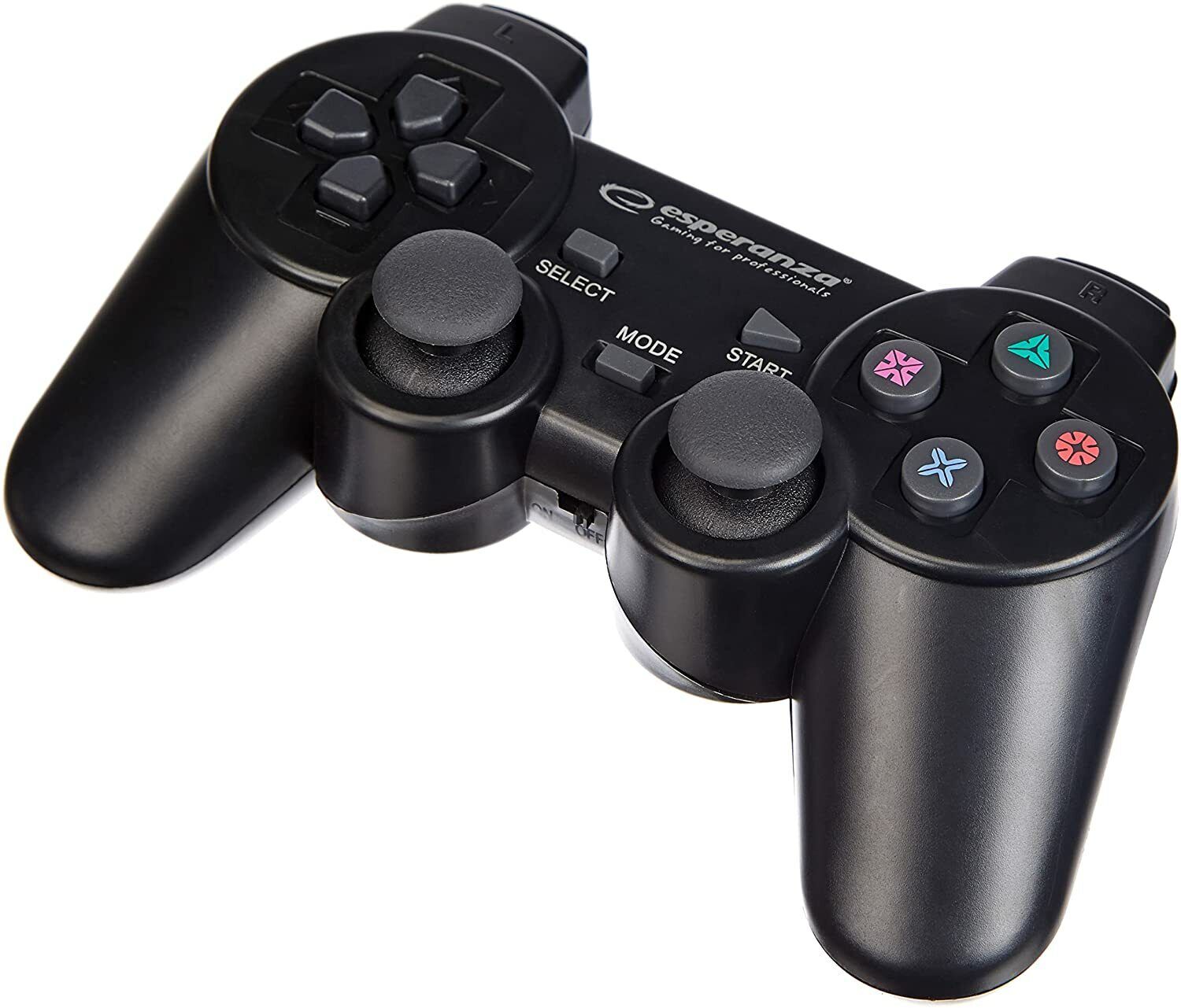 JOYSTICK JOYPAD WIRELESS PS3 CONTROLLER GAMEPAD COMPATIBILE RICARICABILE NERO