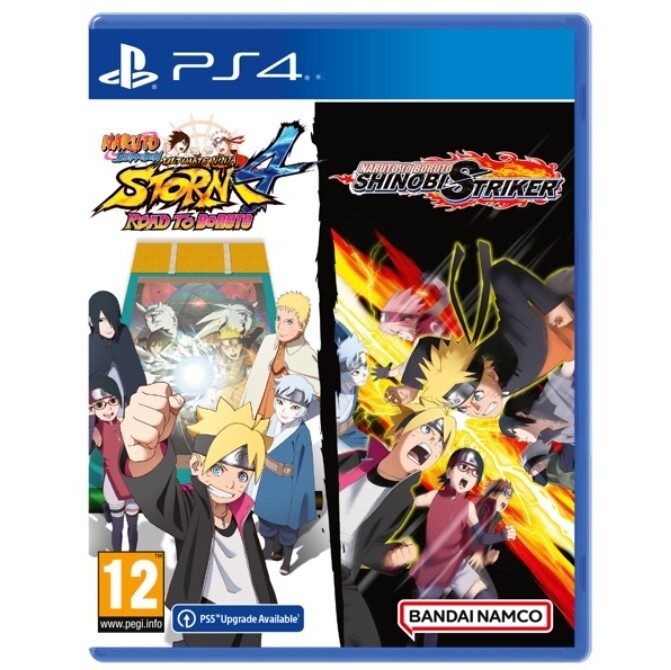 NARUTO SHIPPUDEN ULTIMATE NINJA STORM 4 ROAD TO BORUTO + SHINOBI STRIKER PS4 ITA