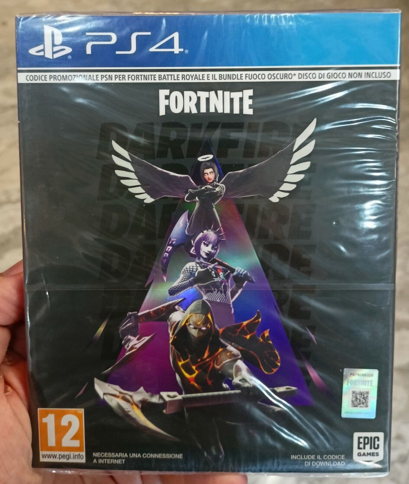 Fortnite - Bundle Fuoco Oscuro (Sony PlayStation 4, 2019) - Codice Download