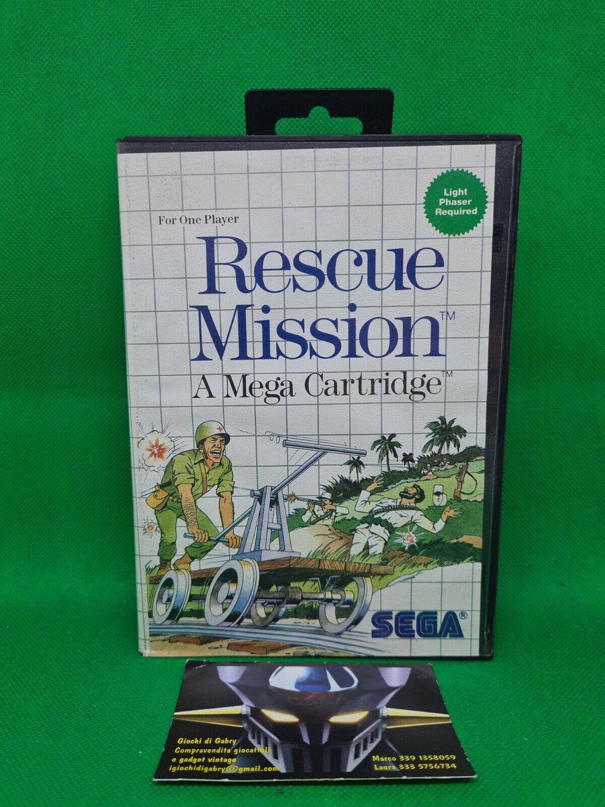 SEGA - RESCUE MISSION - A MEGA CARTRIDGE - NEW