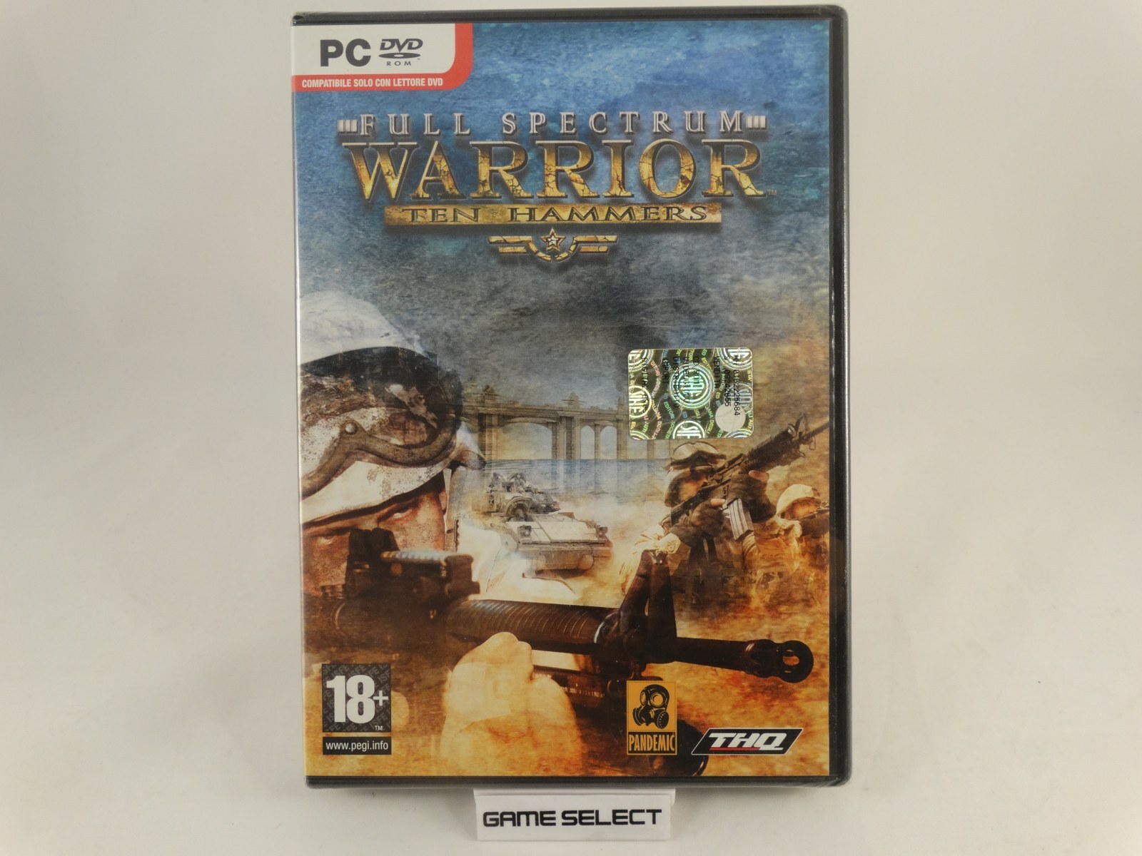 FULL SPECTRUM WARRIOS TEN HAMMERS PC COMPUTER DVD-ROM ITALIANO NUOVO SIGILLATO