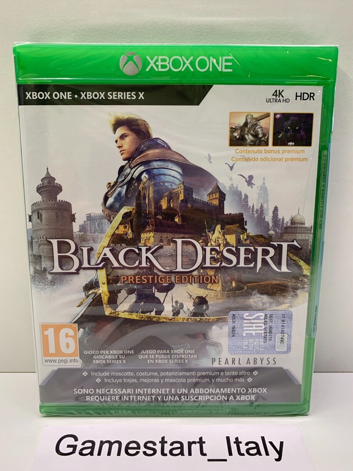 BLACK DESERT PRESTIGE EDITION - XBOX ONE & SERIES X - NUOVO SIGILLATO PAL