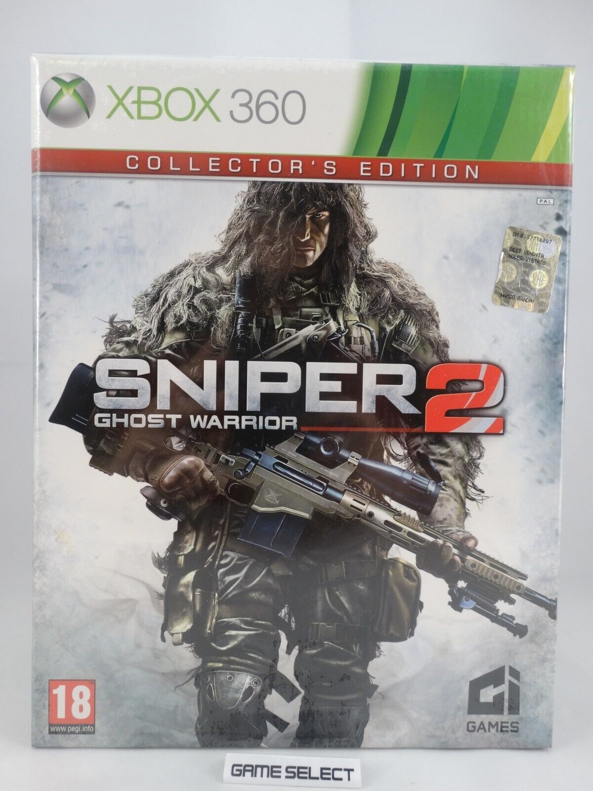 SNIPER GHOST WARRIOR 2 COLLECTOR'S EDITION XBOX 360 PAL ITALIANO NUOVO SIGILLATO