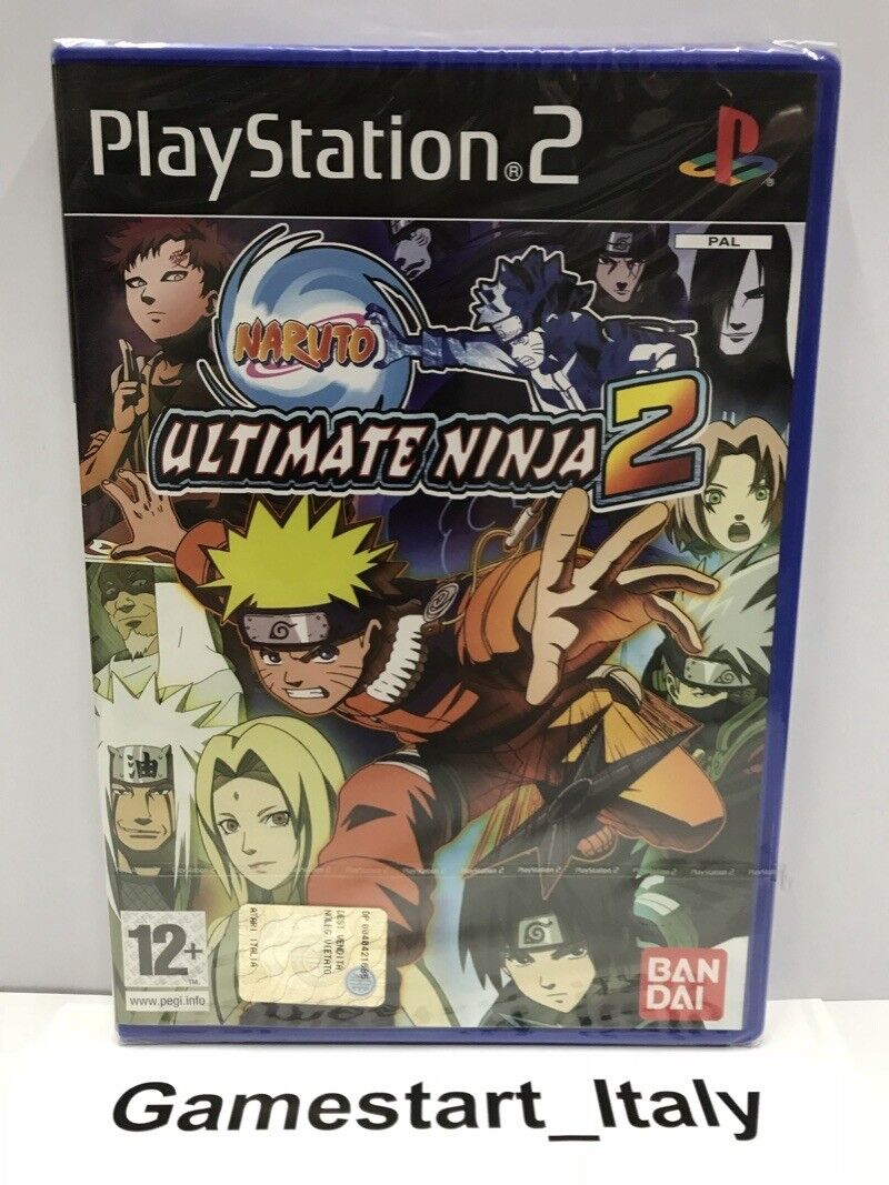NARUTO ULTIMATE NINJA 2 - SONY PS2 - VIDEOGIOCO NUOVO SIGILLATO - NEW SEALED PAL