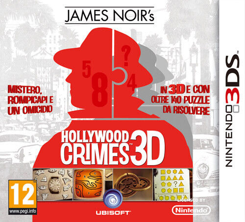 NINTENDO 3DS James Noir''S Hollywood Crimes UFFICIALE ITALIA