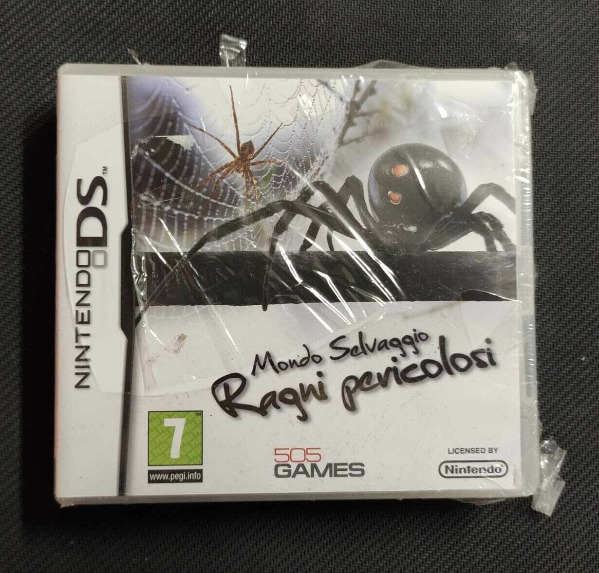 MONDO SELVAGGIO RAGNI PERICOLOSI NINTENDO DS NUOVO 505 GAMES SOLO GIOCO