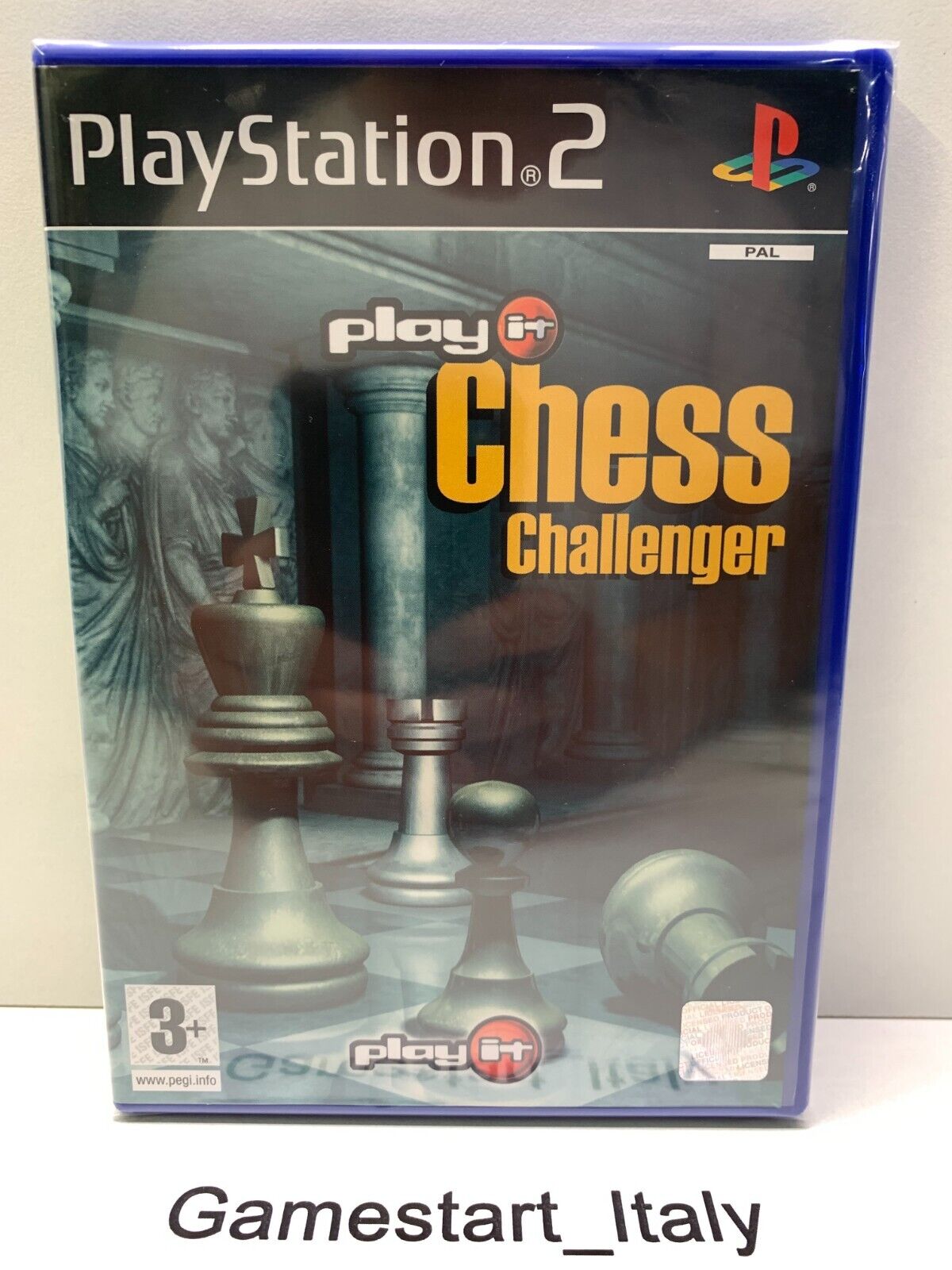 PLAY IT CHESS CHALLENGER SCACCHI - PS2 - VIDEOGIOCO NUOVO SIGILLATO - NEW PAL