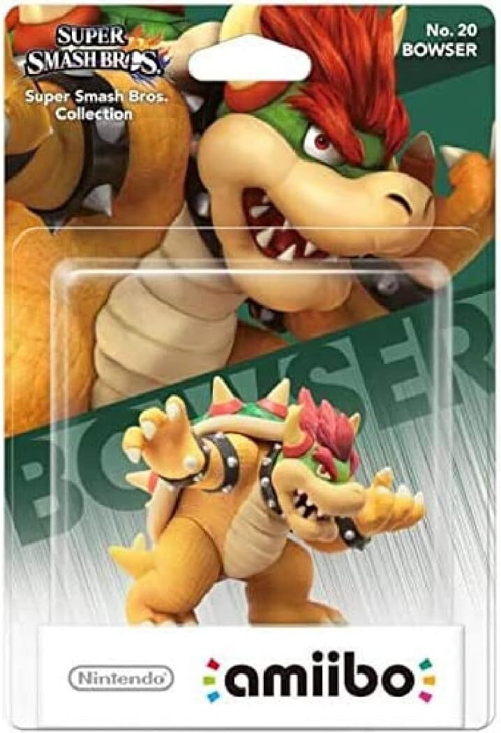Figura Amiibo Bowser Collezione Super Smash Bros (42977)