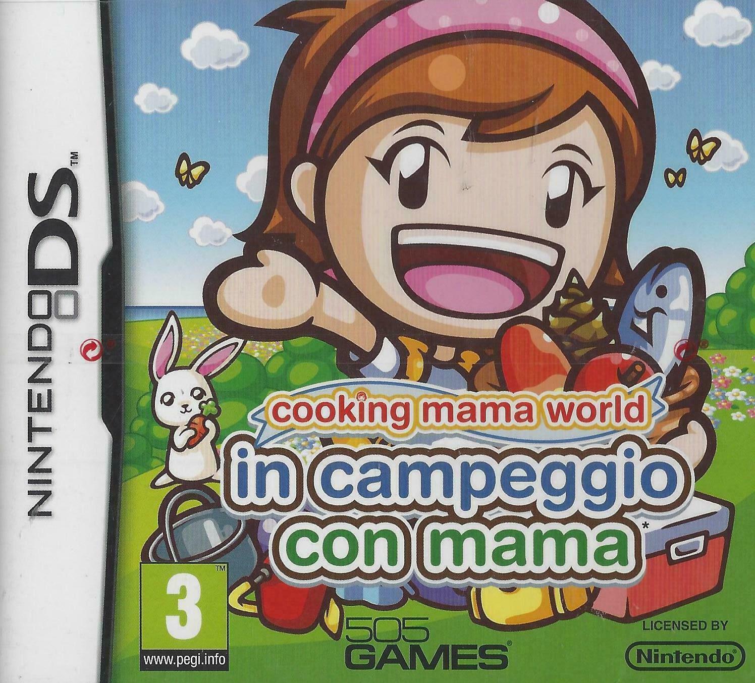 COOKING MAMA WORLD IN CAMPEGGIO CON MAMA NINTENDO DS nuovo in italiano