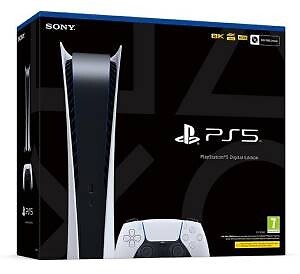 PS5 Console 825GB Digital Edition C Chassis White